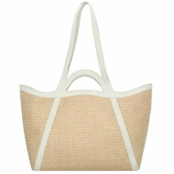 New Coccinelle Amalia Shopper Tasche 48 cm natural-blanco
