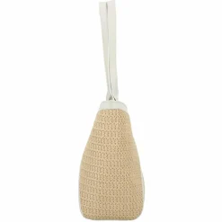 New Coccinelle Amalia Shopper Tasche 48 cm natural-blanco