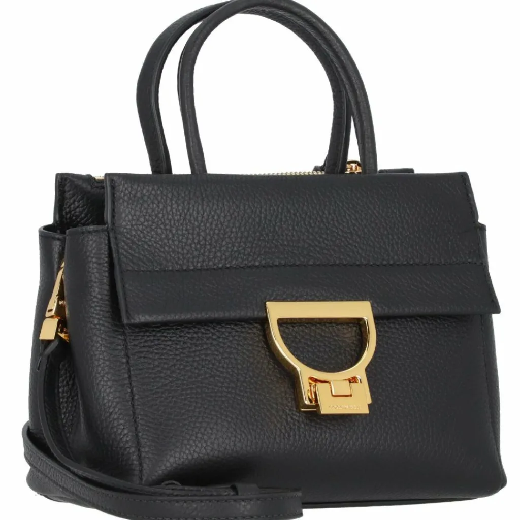 Coccinelle Henkeltaschen<Arlettis Handtasche Leder 20 cm noir