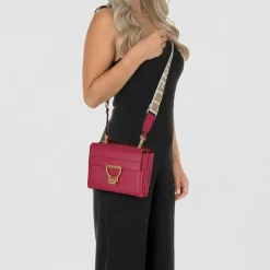 Best Coccinelle Arlettis Handtasche Leder 20 cm sangria