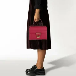 Best Coccinelle Arlettis Handtasche Leder 20 cm sangria