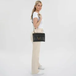 Coccinelle Schultertaschen<Arlettis Schultertasche Leder 25 cm noir