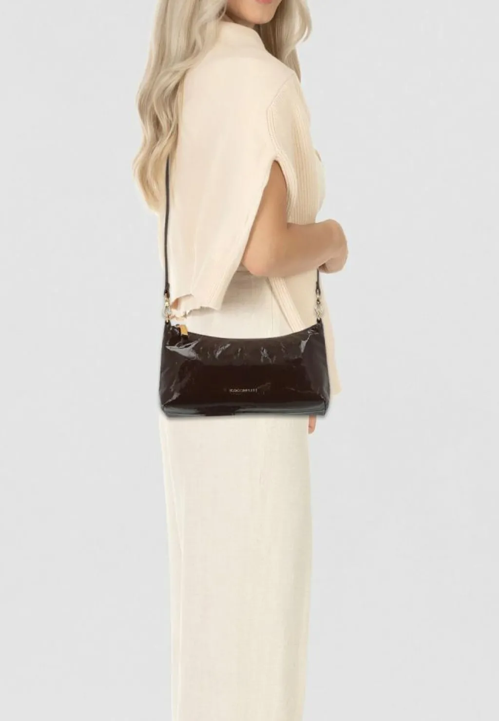 Coccinelle Aura Schultertasche Leder 22 cm