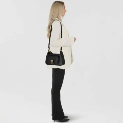 Coccinelle Henkeltaschen<Beat Handtasche Leder 24 cm noir