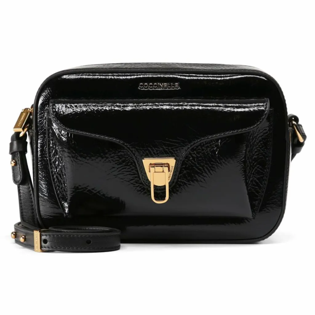 Discount Coccinelle Beat Umhängetasche Leder 21.5 cm noir