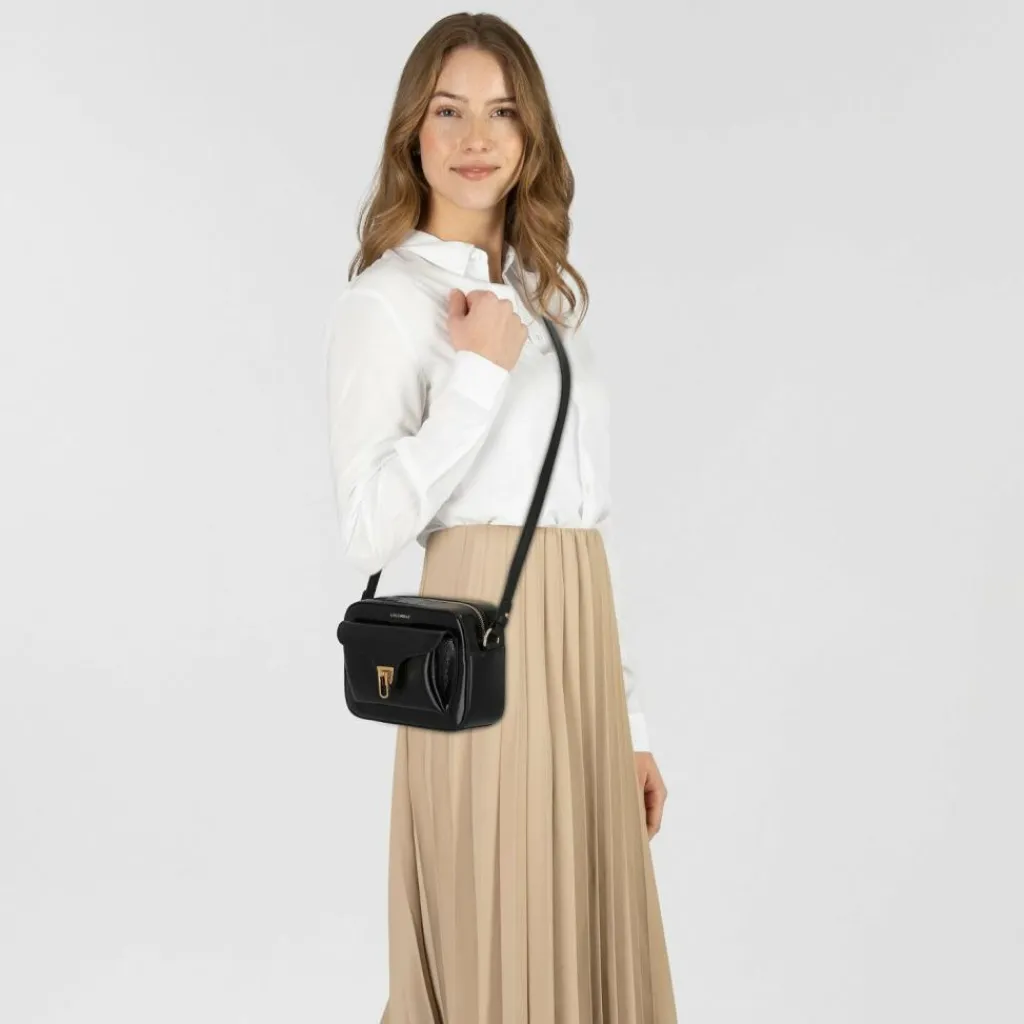 Discount Coccinelle Beat Umhängetasche Leder 21.5 cm noir