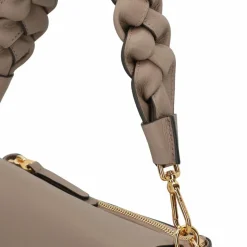 Coccinelle Henkeltaschen|Schultertaschen<Boheme Schultertasche Leder 27 cm warm taupe-rosette