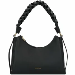 Coccinelle Henkeltaschen|Schultertaschen<Boheme Schultertasche Leder 30 cm noir-cognac