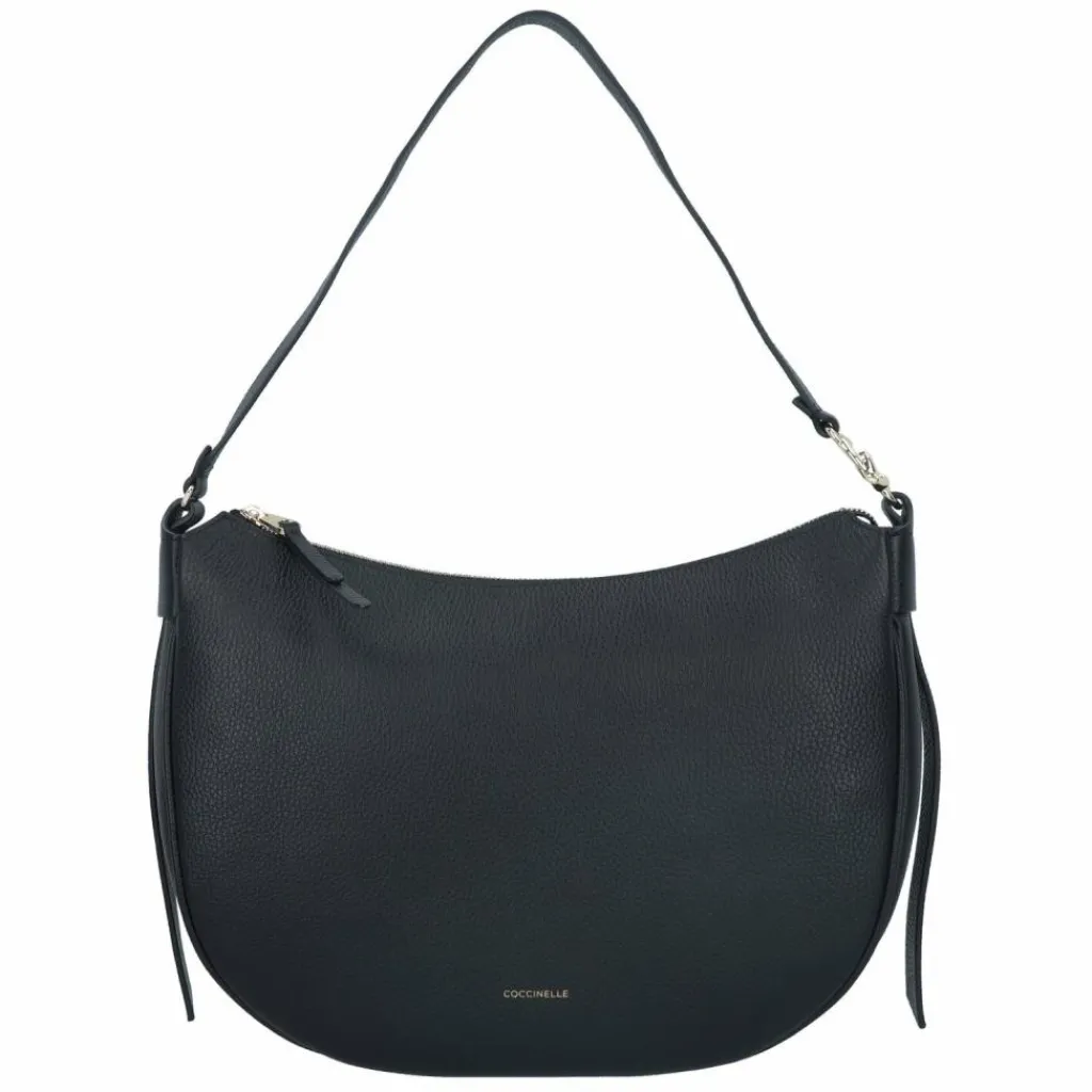 Hot Coccinelle C-Easy Schultertasche Leder 34 cm noir