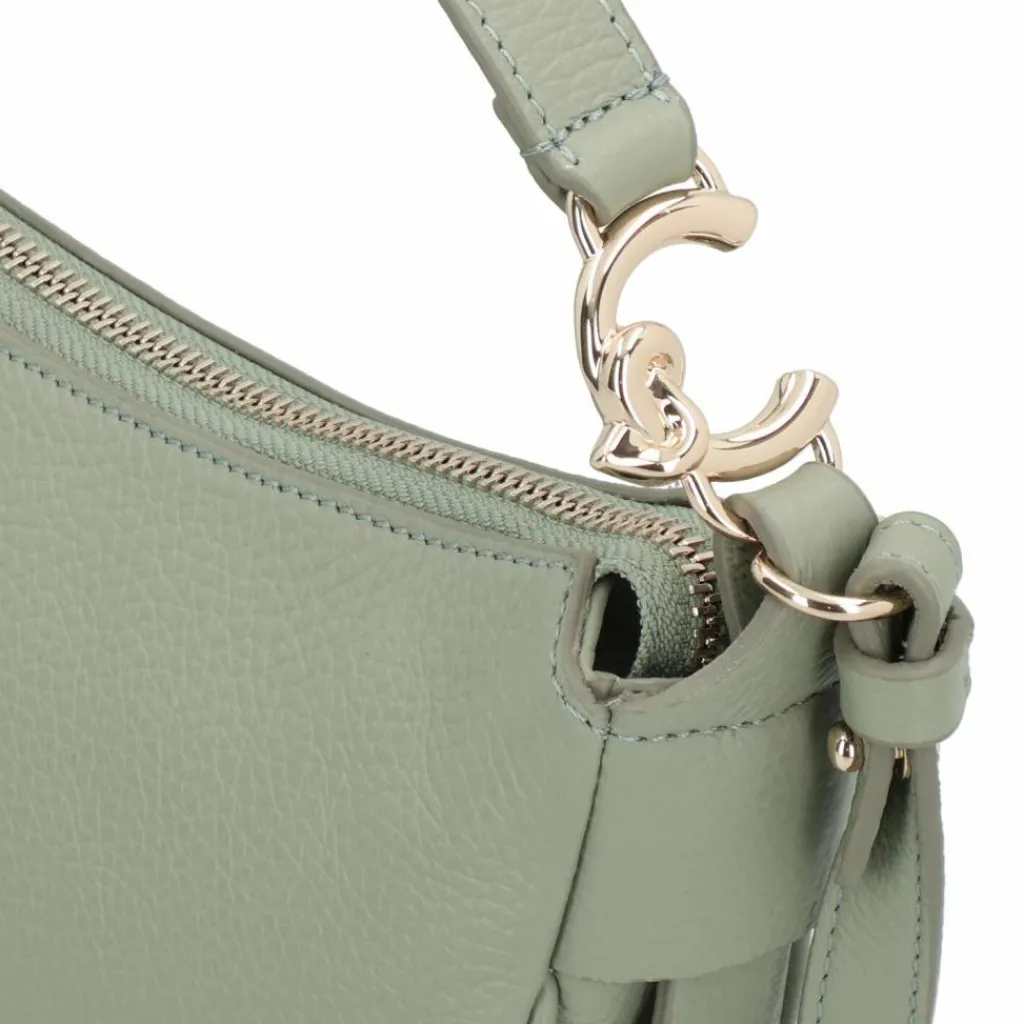 Online Coccinelle C-Easy Schultertasche Leder 25 cm greenery