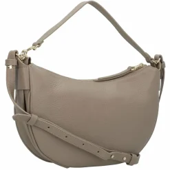 Coccinelle C-Easy Schultertasche Leder 25 cm warm taupe