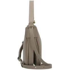 Coccinelle C-Easy Schultertasche Leder 25 cm warm taupe