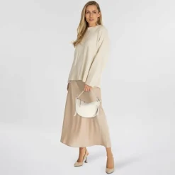 Best Coccinelle C-Easy Schultertasche Leder 25 cm blanco