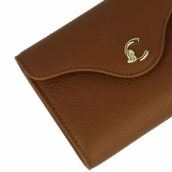 Coccinelle Damengeldbörsen Querformat<C-Me Geldbörse Leder 14 cm cognac