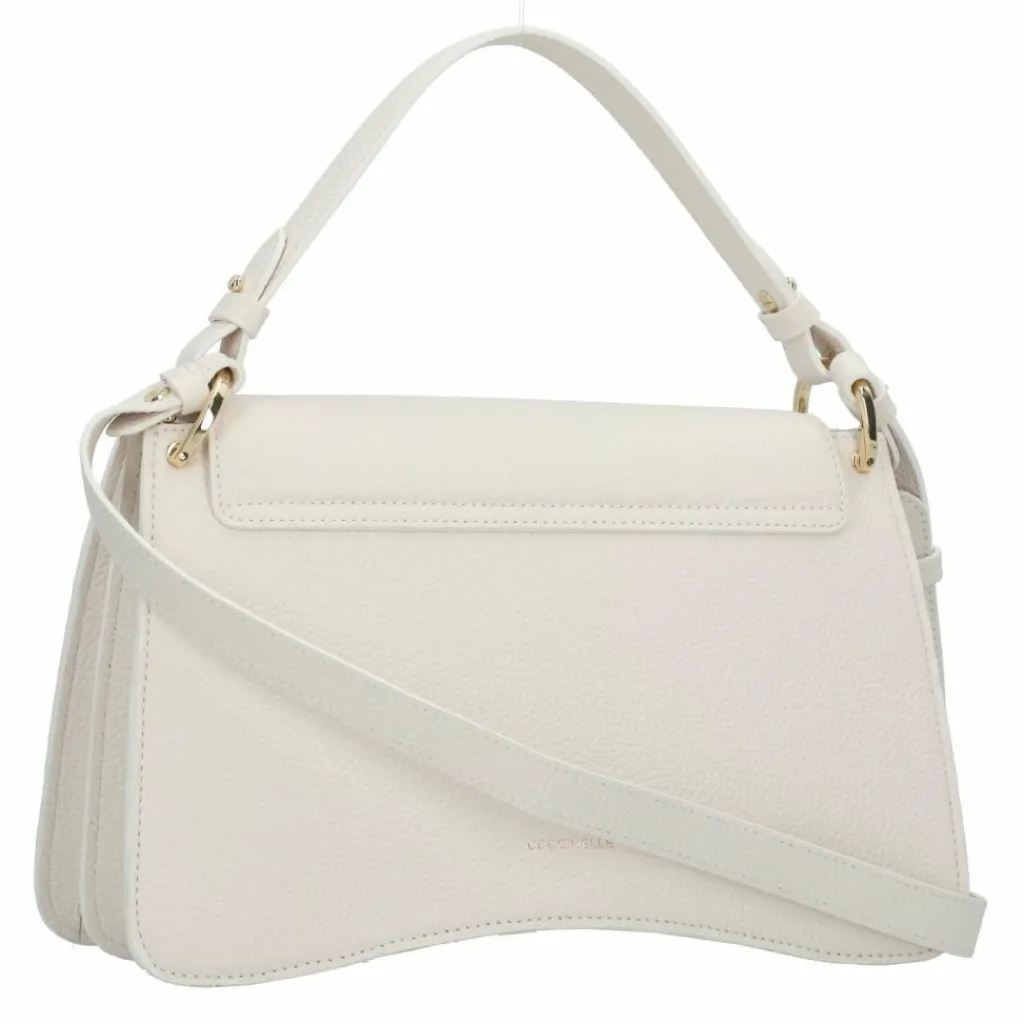 Coccinelle Henkeltaschen<C-Me Handtasche Leder 30 cm blanco