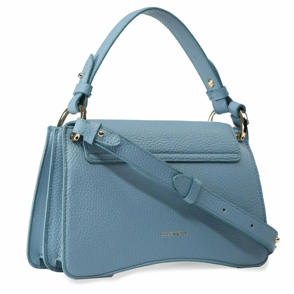 Coccinelle Schultertaschen<C-Me Schultertasche Leder 23.5 cm arctic blue