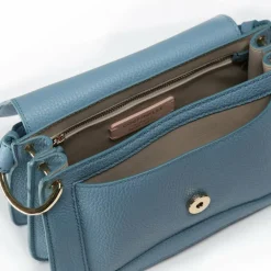 Coccinelle Schultertaschen<C-Me Schultertasche Leder 23.5 cm arctic blue