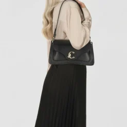 Discount Coccinelle C-Me Schultertasche Leder 28 cm noir