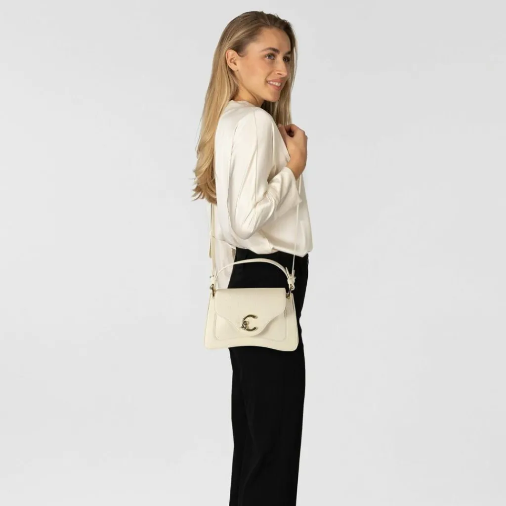 Discount Coccinelle C-Me Schultertasche Leder 21 cm pearl