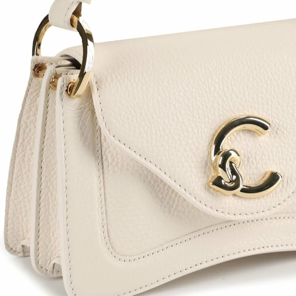 Discount Coccinelle C-Me Schultertasche Leder 21 cm pearl
