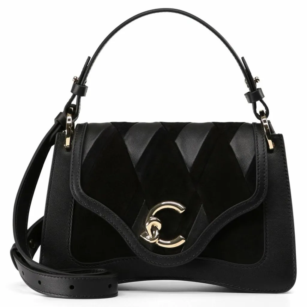 Outlet Coccinelle C-Me Schultertasche Leder 24 cm noir