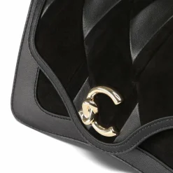 Outlet Coccinelle C-Me Schultertasche Leder 24 cm noir