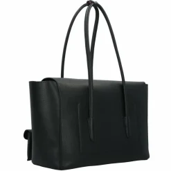 New Coccinelle Double Beat Shopper Tasche Leder 47 cm noir