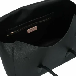 New Coccinelle Double Beat Shopper Tasche Leder 47 cm noir