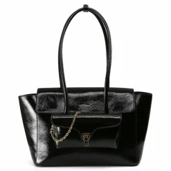 Coccinelle Shopper|Schultertaschen<Double Beat Shopper Tasche Leder 33 cm noir