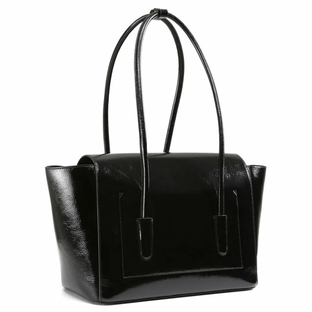 Coccinelle Shopper|Schultertaschen<Double Beat Shopper Tasche Leder 33 cm noir
