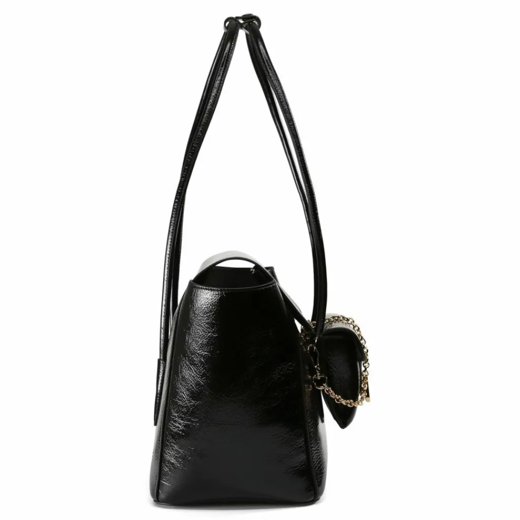 Coccinelle Shopper|Schultertaschen<Double Beat Shopper Tasche Leder 33 cm noir