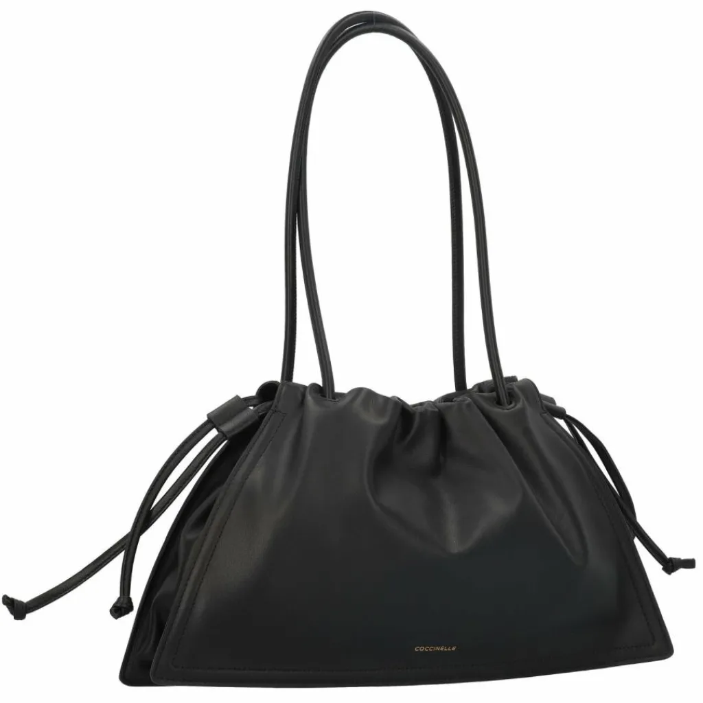 Hot Coccinelle Dulse Beuteltasche Leder 39 cm noir