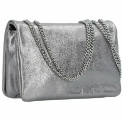 New Coccinelle Dulse Schultertasche Leder 19 cm steel