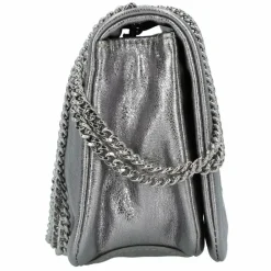 New Coccinelle Dulse Schultertasche Leder 19 cm steel