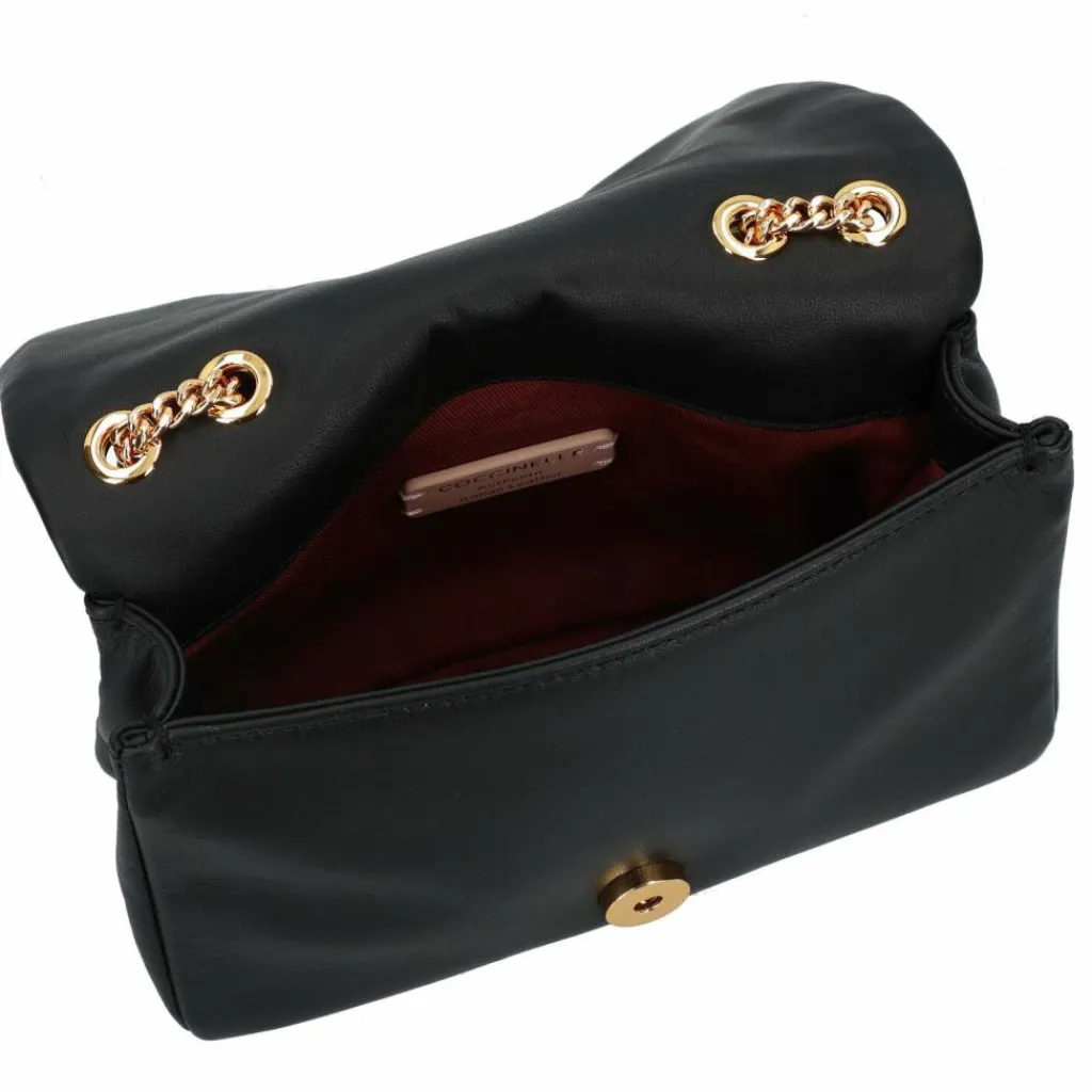 Coccinelle Schultertaschen<Dulse Schultertasche Leder 19 cm noir
