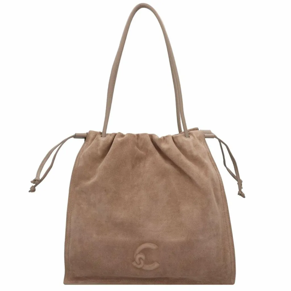 Coccinelle Henkeltaschen|Schultertaschen<Dulse Schultertasche Leder 37 cm warm ta-warm ta