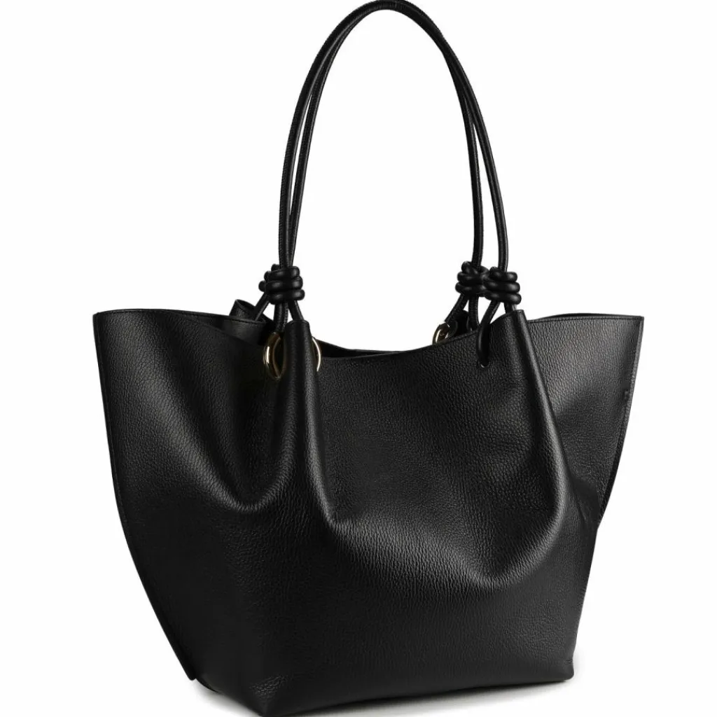 Outlet Coccinelle Finn Shopper Tasche Leder 31 cm noir