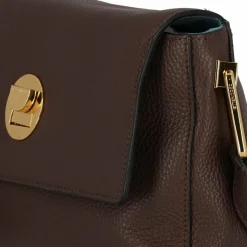 Discount Coccinelle Liya Umhängetasche Leder 24 cm brunette