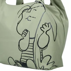Best Coccinelle Peanuts Schultertasche 31 cm greenery