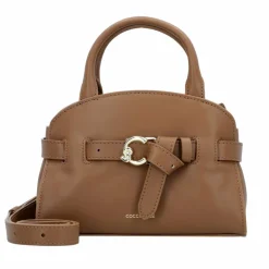 Sale Coccinelle Sabine Handtasche Leder 22 cm cognac