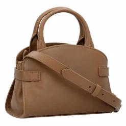Sale Coccinelle Sabine Handtasche Leder 22 cm cognac