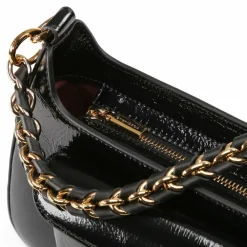 Sale Coccinelle Schultertasche Leder 30 cm noir