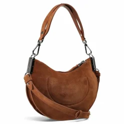 Outlet Coccinelle Sunup Schultertasche Leder 25 cm cognac