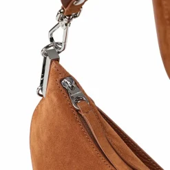 Outlet Coccinelle Sunup Schultertasche Leder 25 cm cognac
