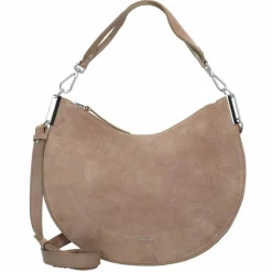 Sale Coccinelle Sunup Schultertasche Leder 30 cm warm taupe