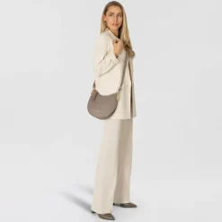 Discount Coccinelle Sunup Umhängetasche Leder 25.5 cm warm taupe-rosette