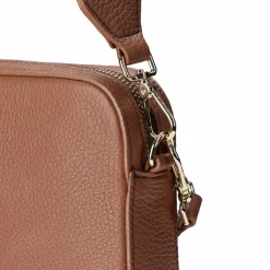 Discount Coccinelle Teb Schultertasche Leder 25 cm cognac