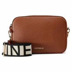 Coccinelle Umhängetaschen<Tebe Umhängetasche Leder 18 cm cognac