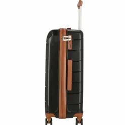Clearance Cocoono Graz 4 Rollen Trolley M 66 cm schwarz-braun