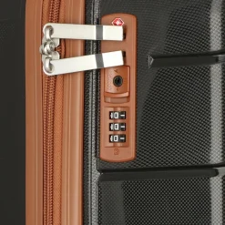 Clearance Cocoono Graz 4 Rollen Trolley M 66 cm schwarz-braun